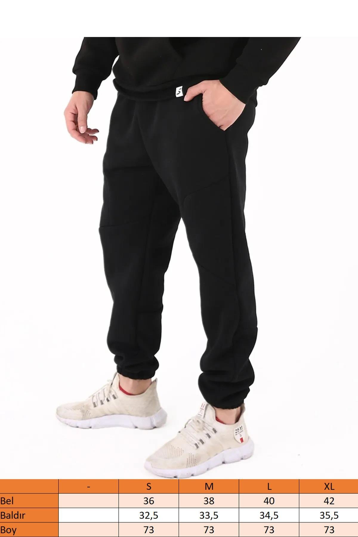 Scorp Vertex Erkek Jogger Eşofman Altı Siyah