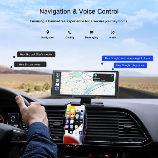 Çift Lens Kameralı Apple Ve Android CarPlay