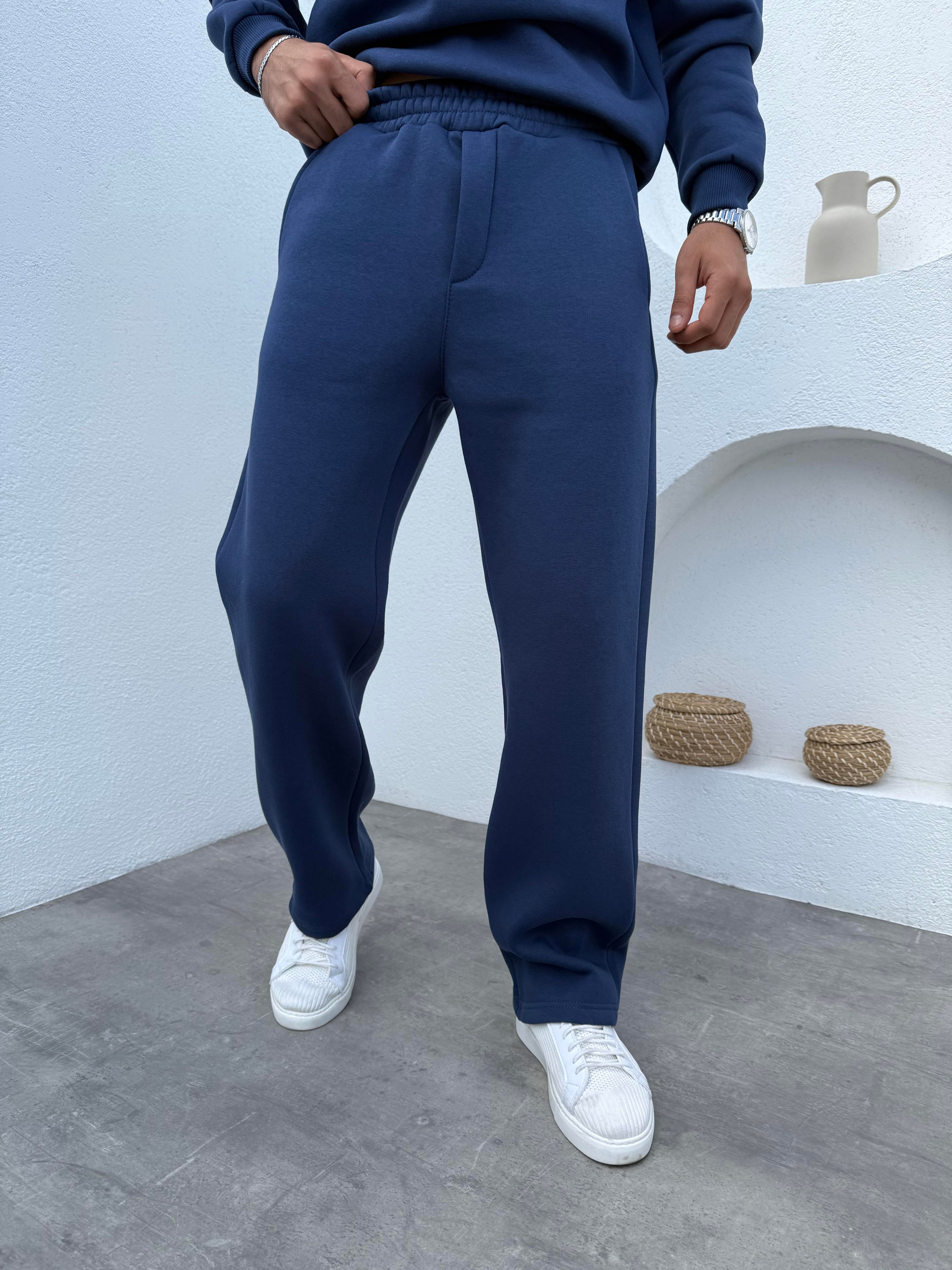 3 iplik Şardonlu Basic Takım Lacivert