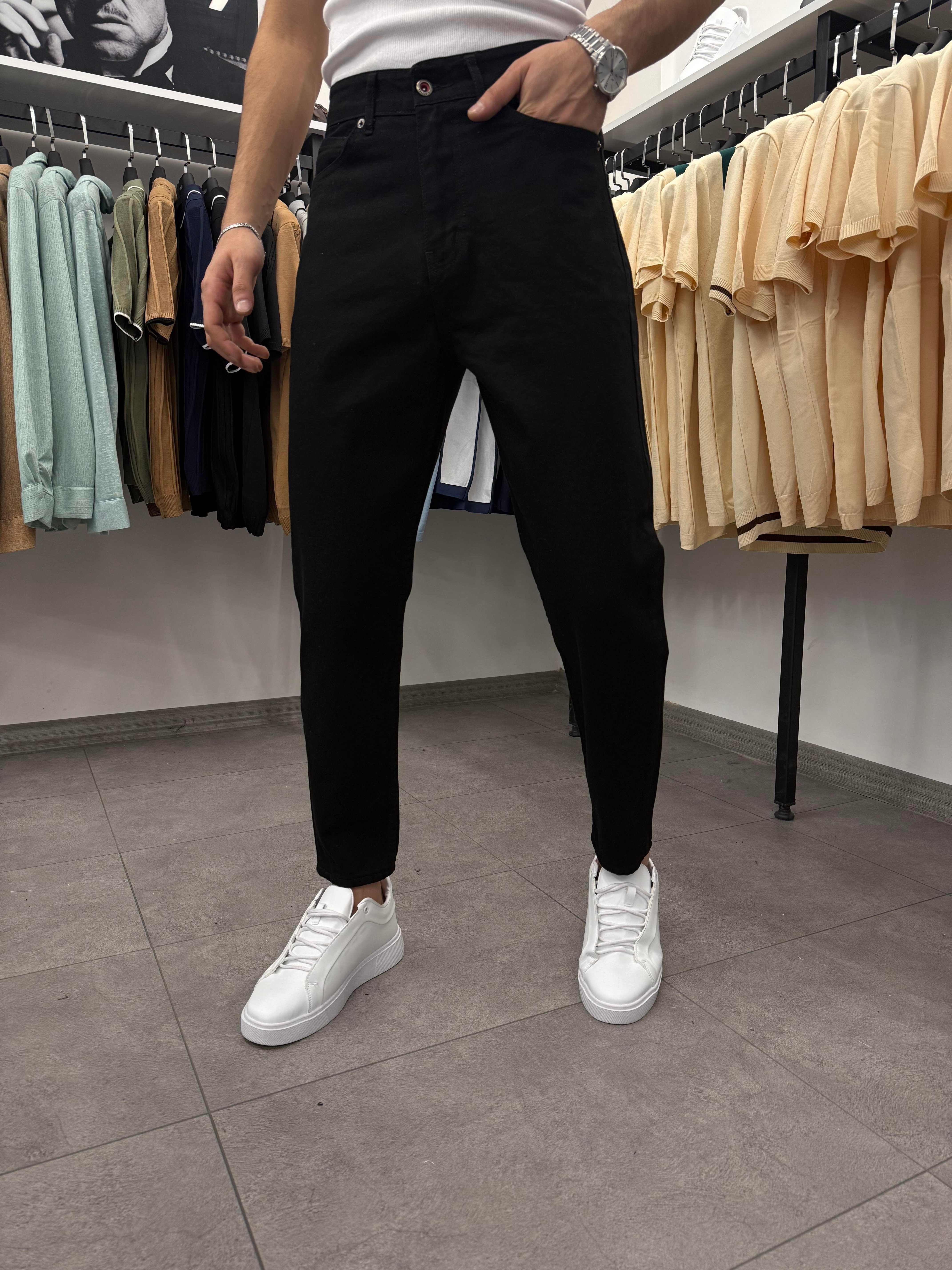 Boyfriend Kot Pantolon Siyah