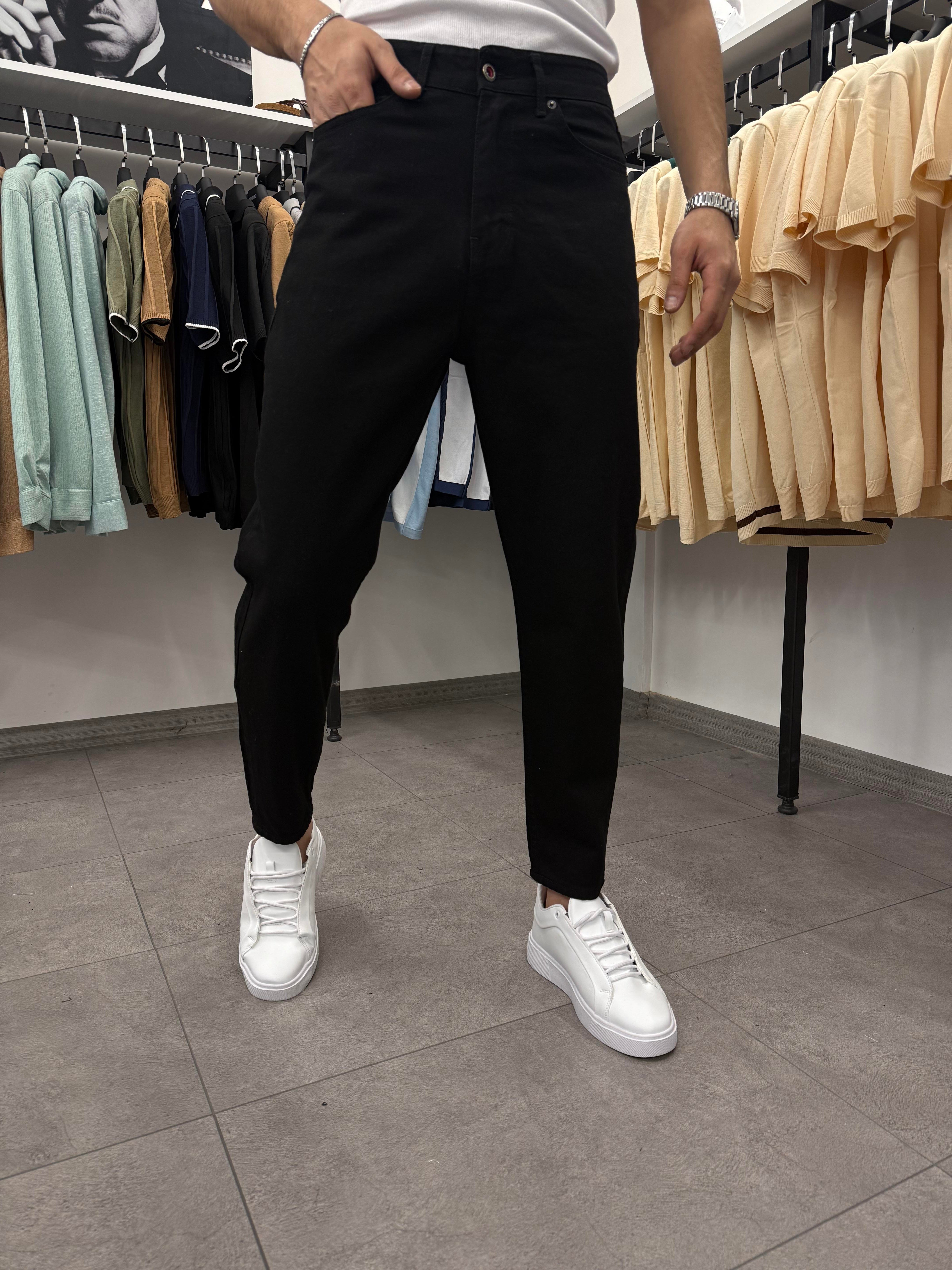 Boyfriend Kot Pantolon Siyah