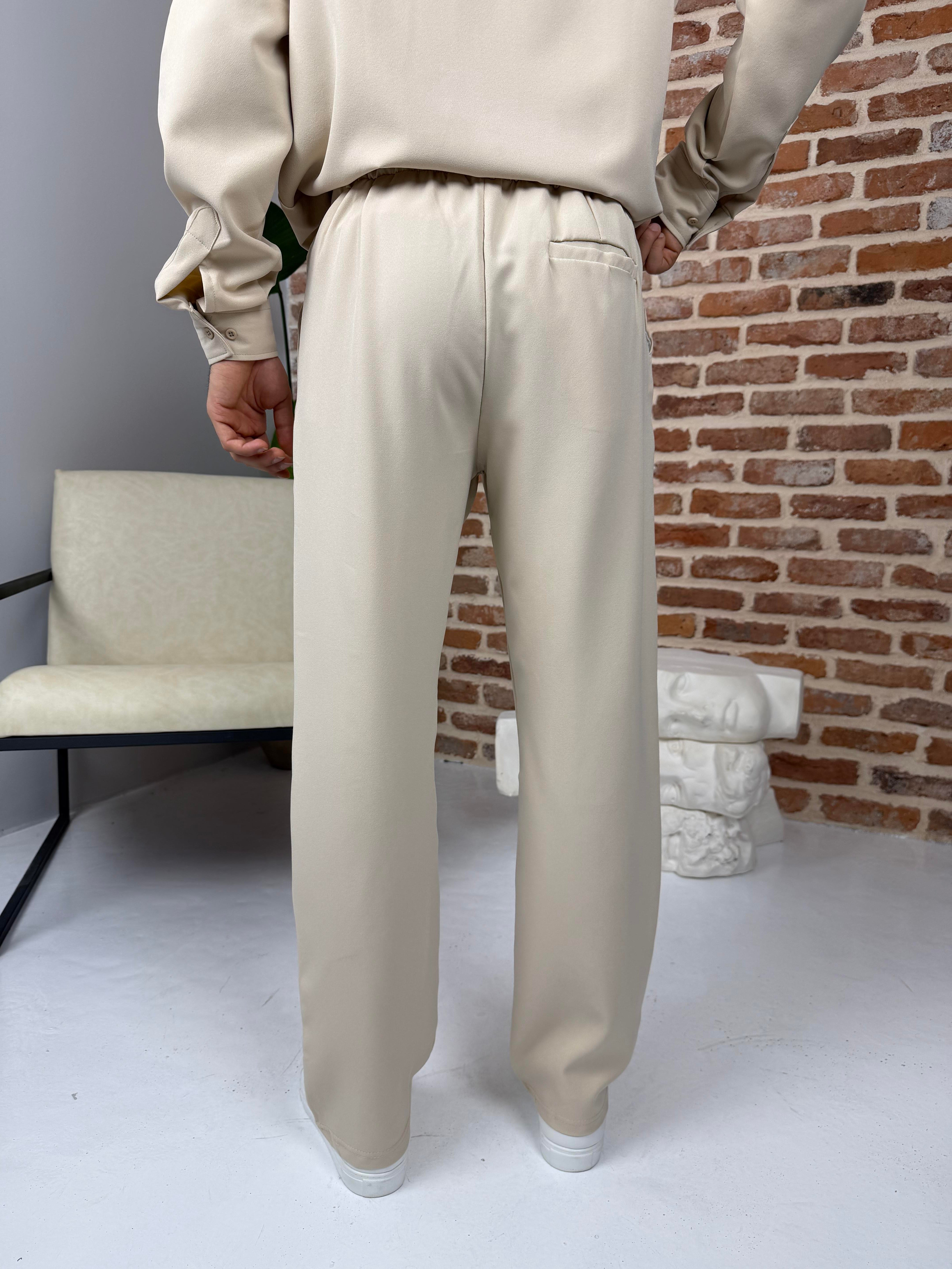 DubleFace Gömlek Takım Bej