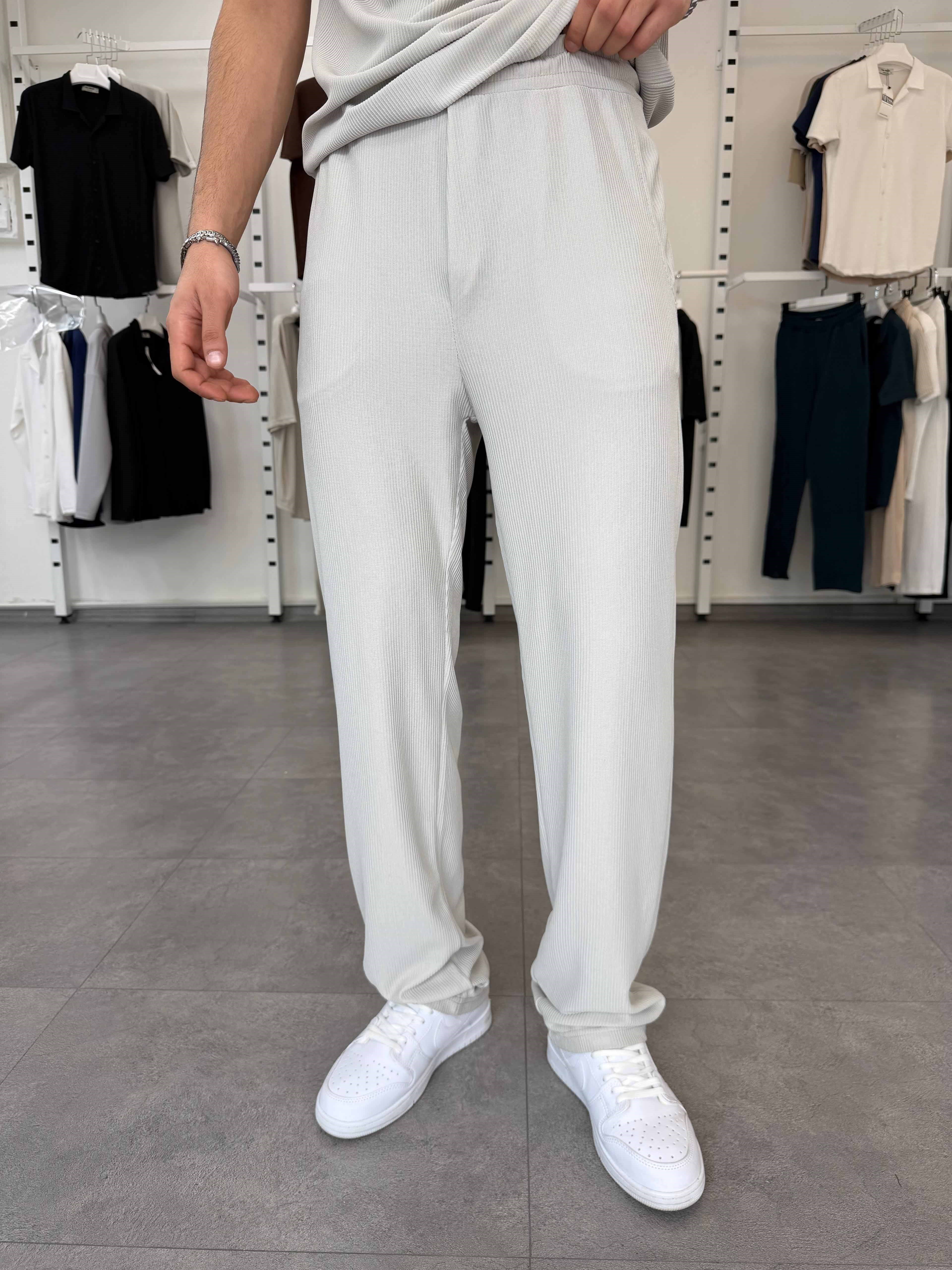 İthal Ottoman Baggy Pantolon Gri