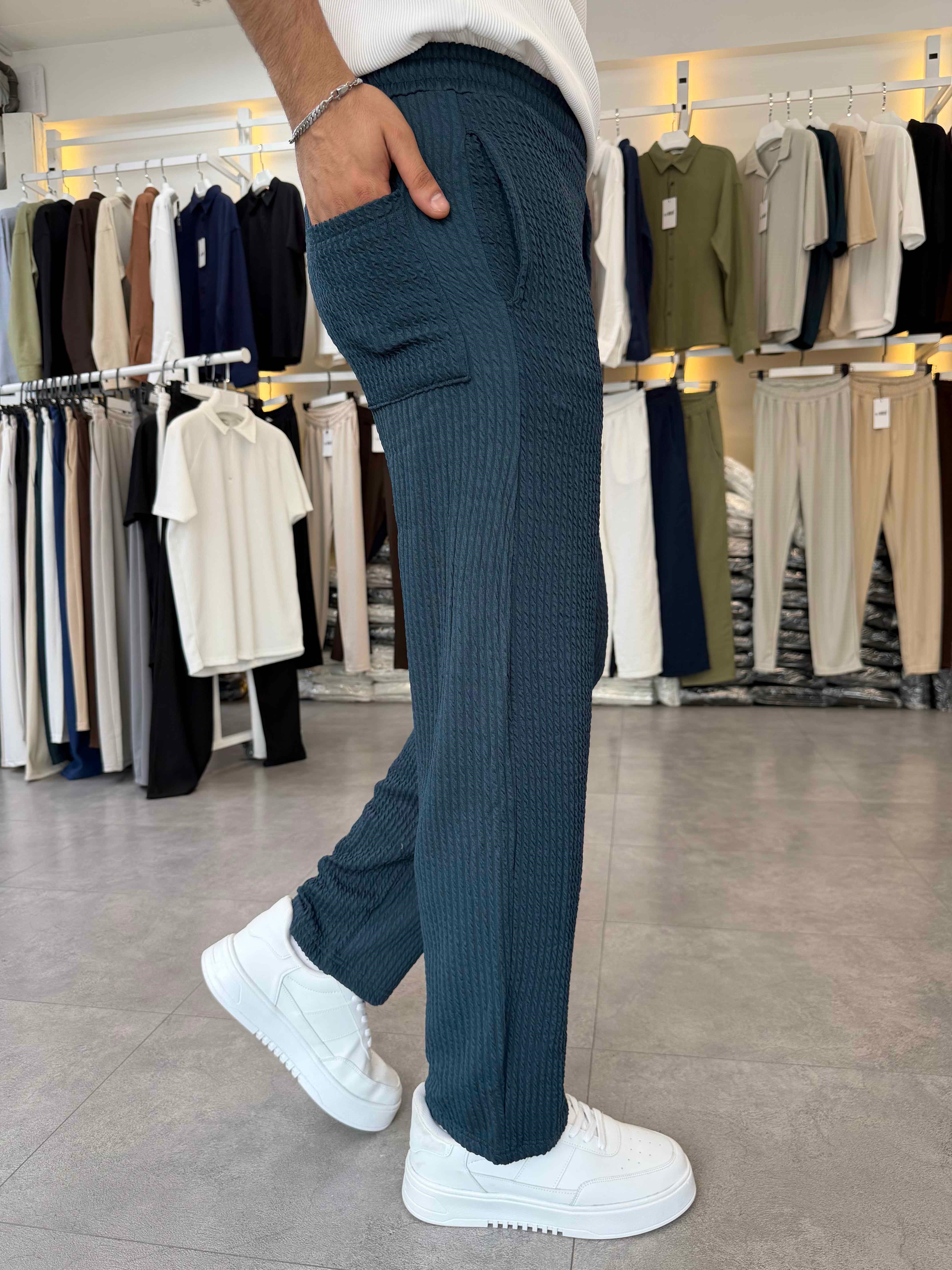 Ray Desen Baggy Pantolon Petrol