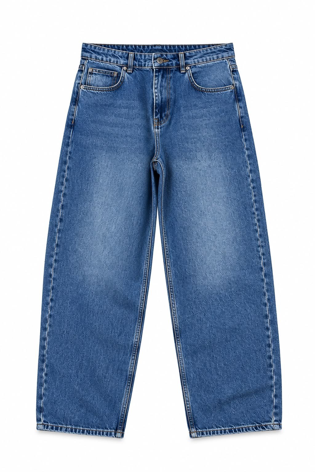 Relax Fit Denim Pantolon Açık Mavi