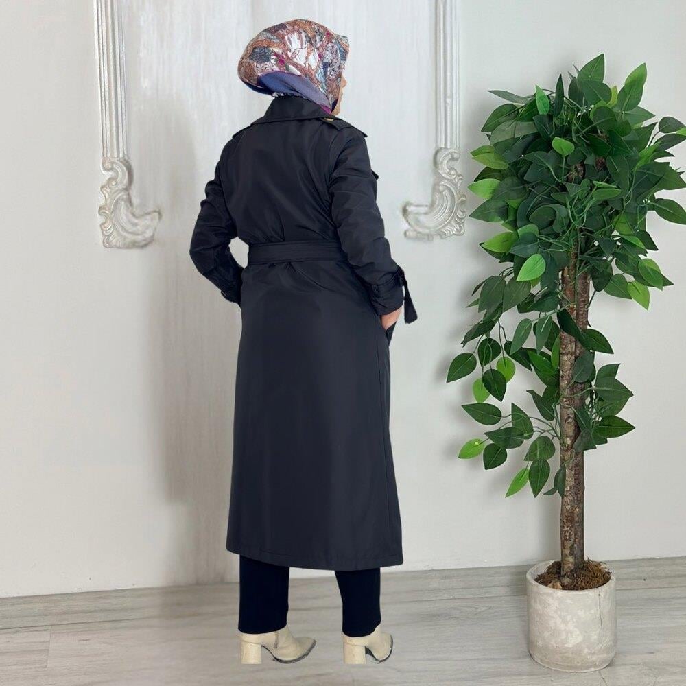 ESSEM TRENÇKOT SİYAH