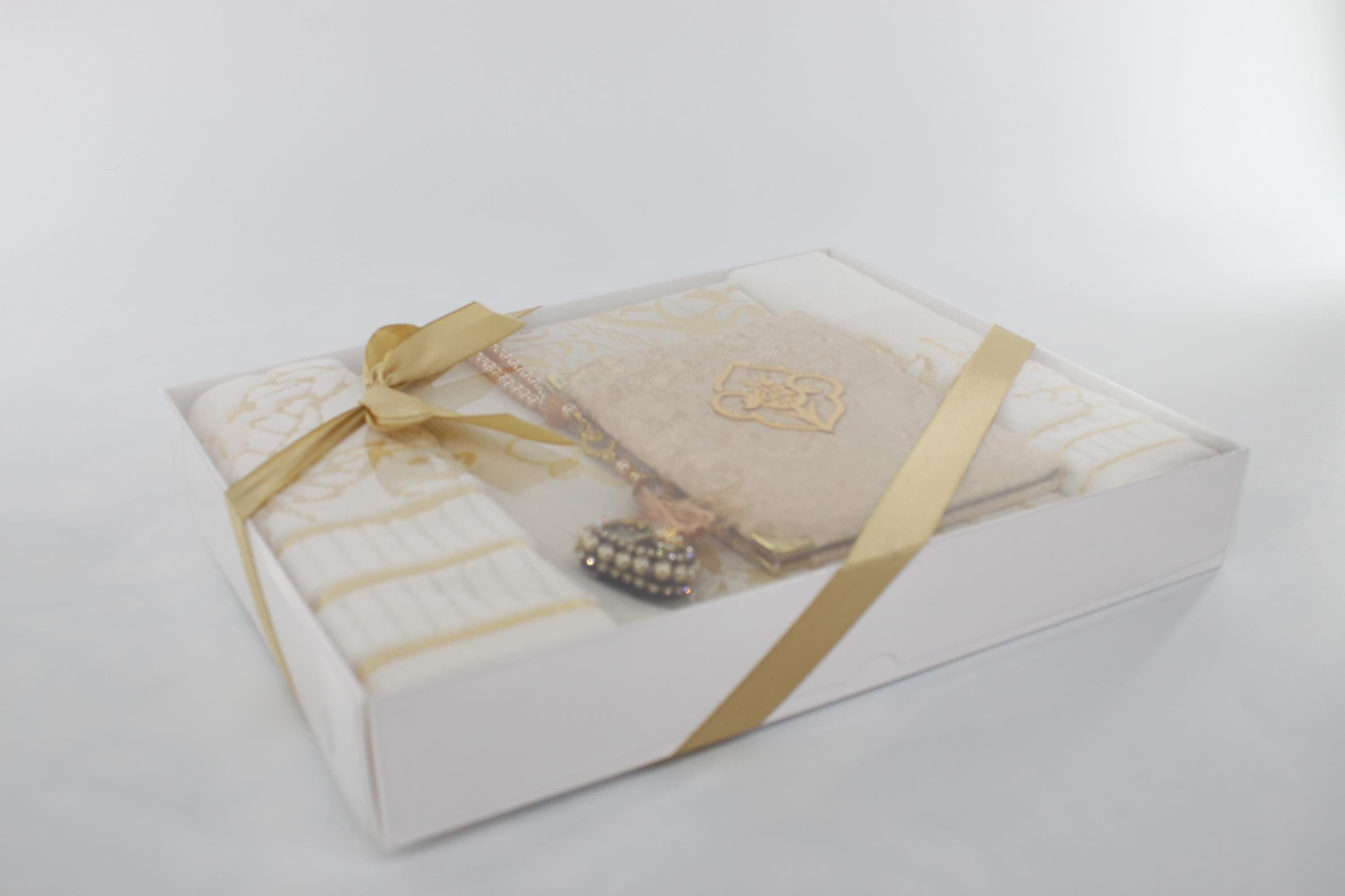 Hac Umre Hediyelikleri - TAM Havlulu SET - GOLDHac Umre Hediyelikleri ve Mevlüt Hediyelik Seti