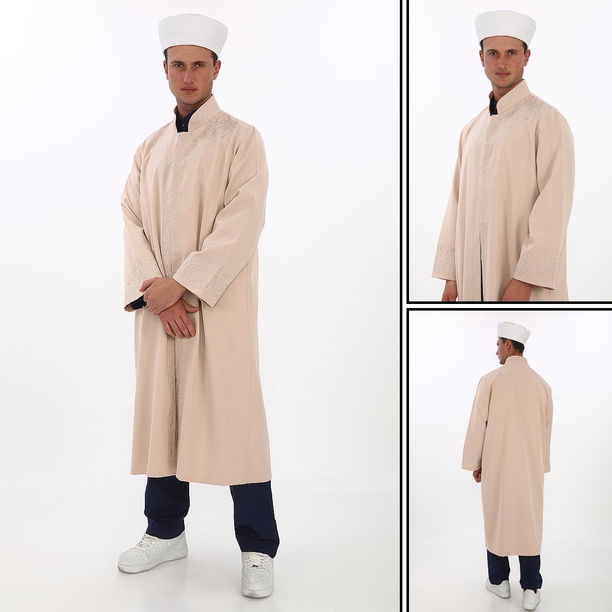 İmam Cübbesi LÜX Nakışlı 