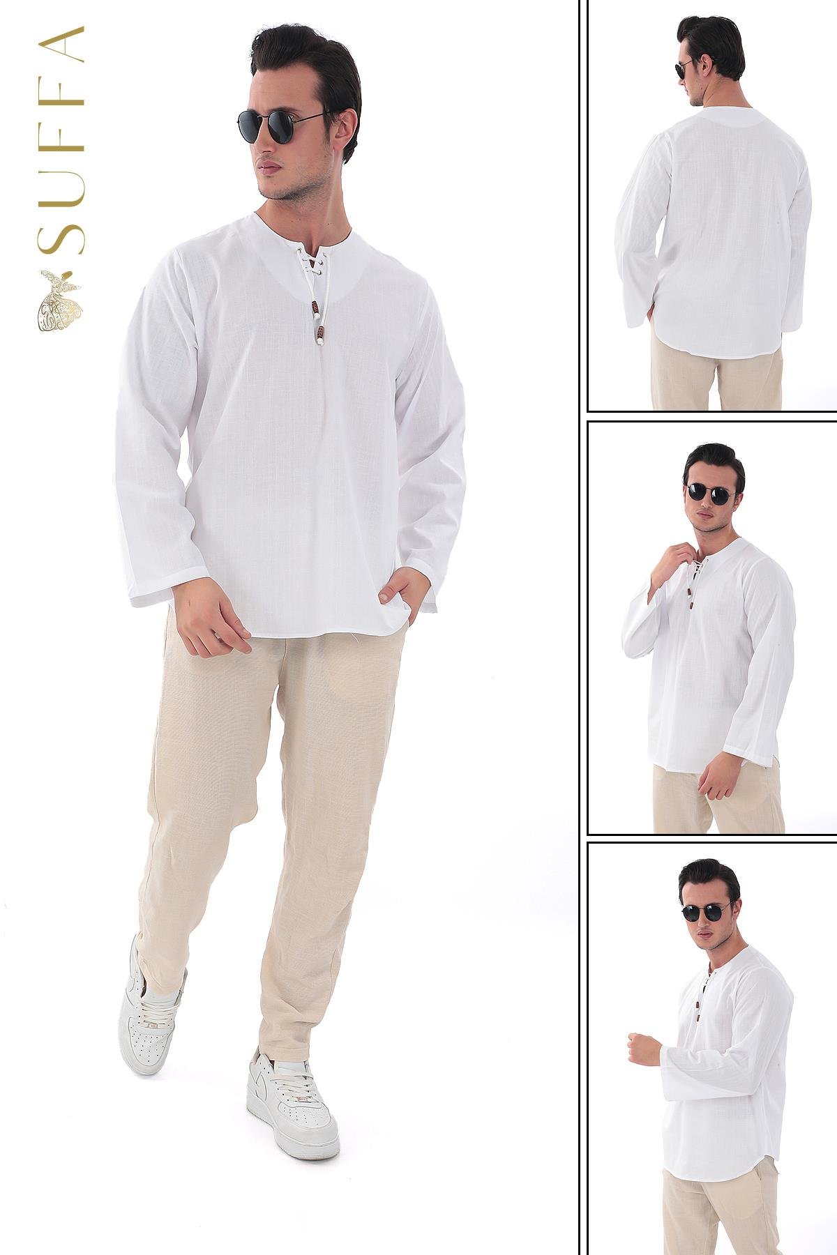 Oversize Gömlek İpli Model 