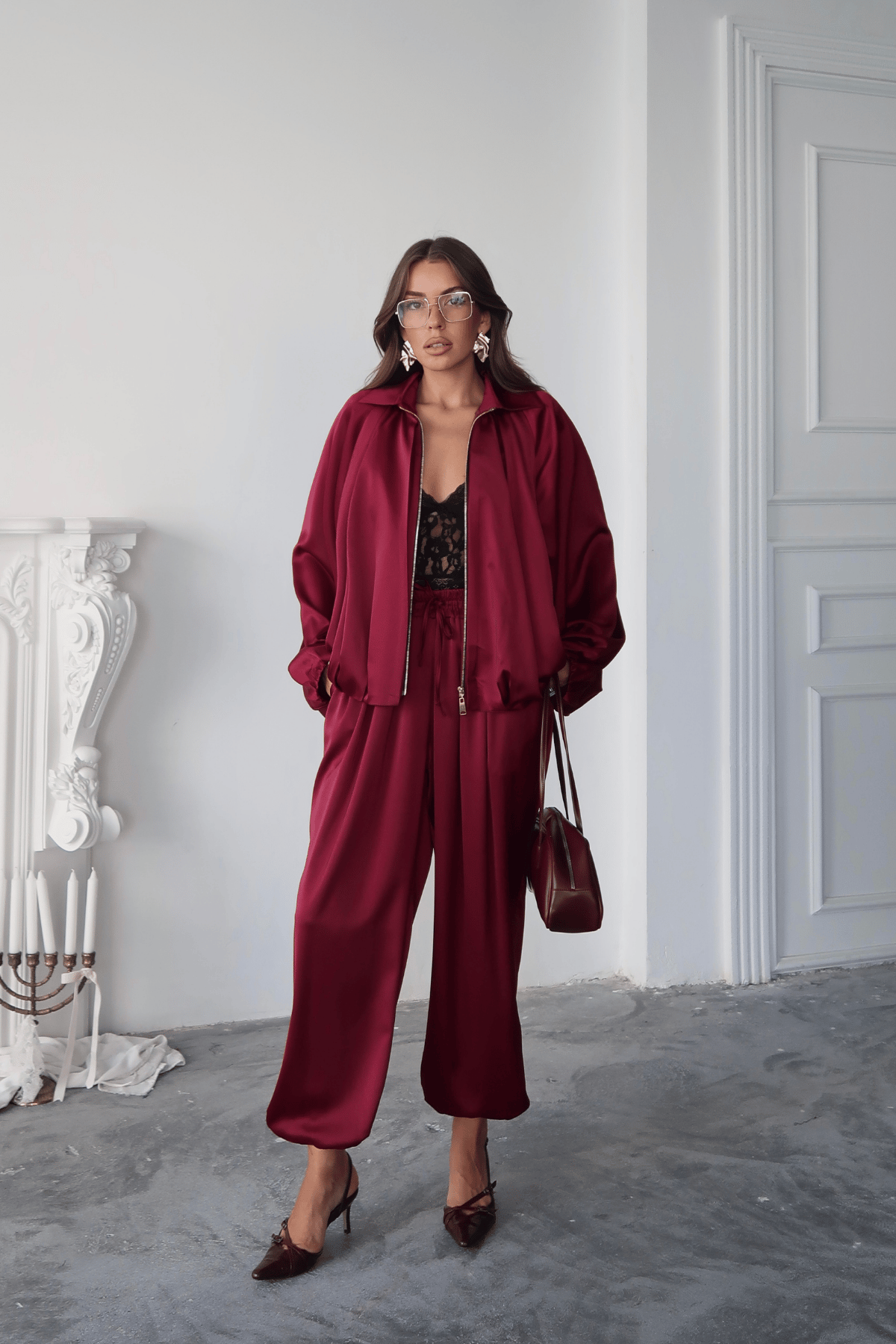 SATEN BOMBER - Bordo