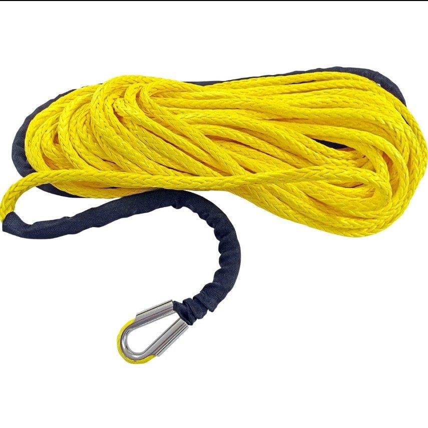 Off-Road Sentetik Vinç Halat - Sarı Renk 26m 9.5mm