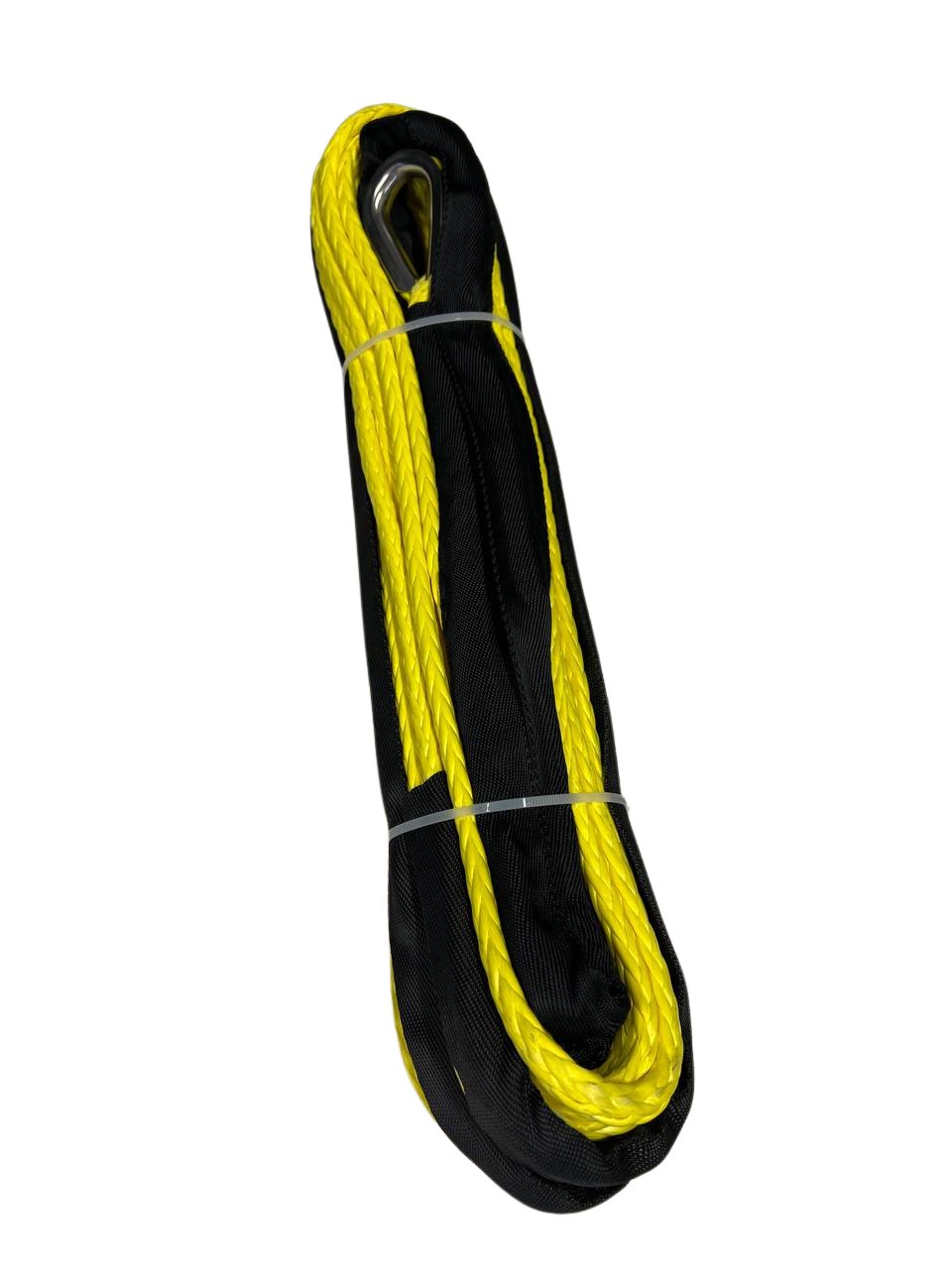 Off-Road Sentetik Vinç Halat - Sarı Renk 26m 9.5mm