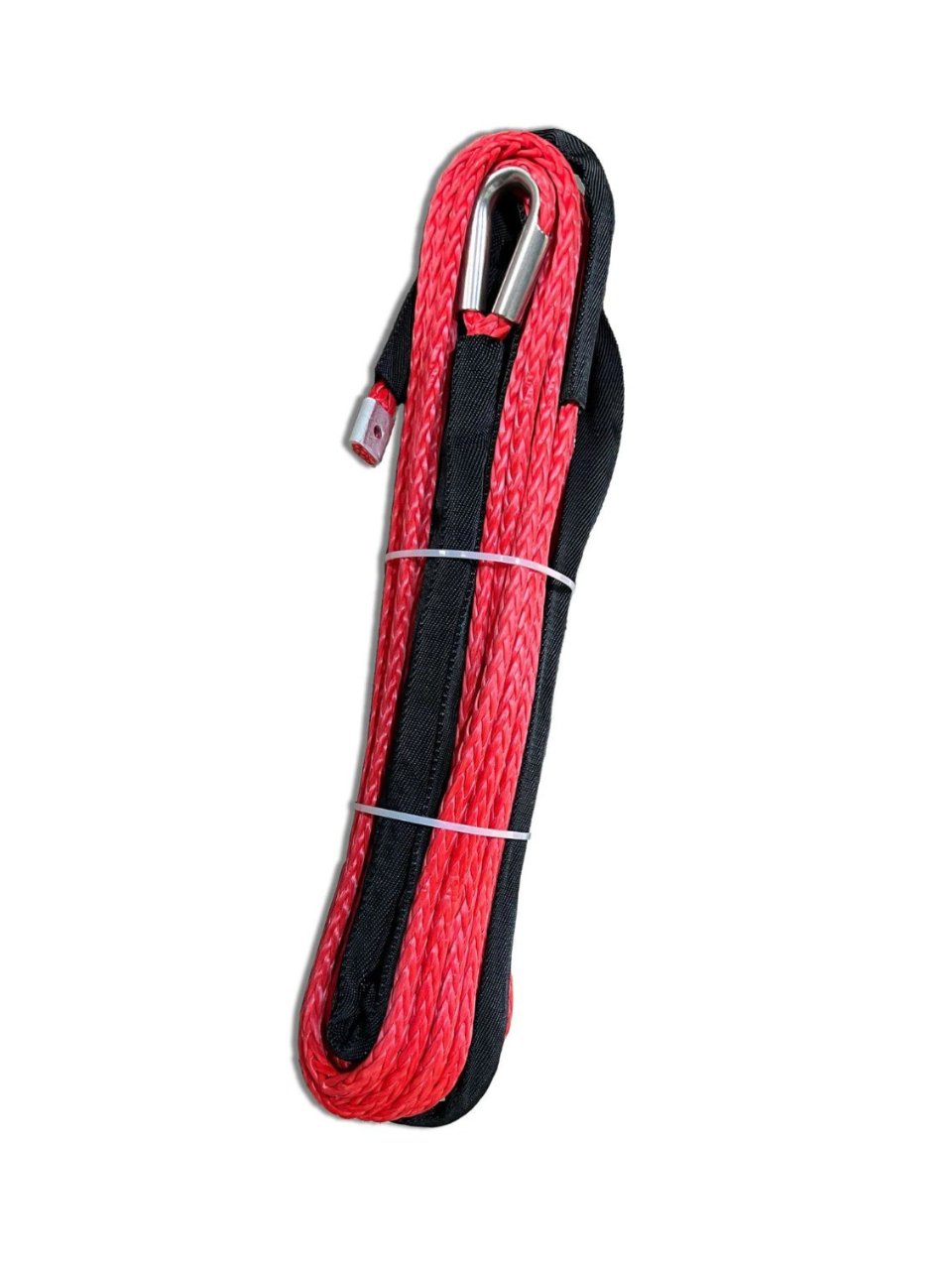 Off-Road Sentetik Vinç Halat - Kırmızı Renk 26m 9.5mm
