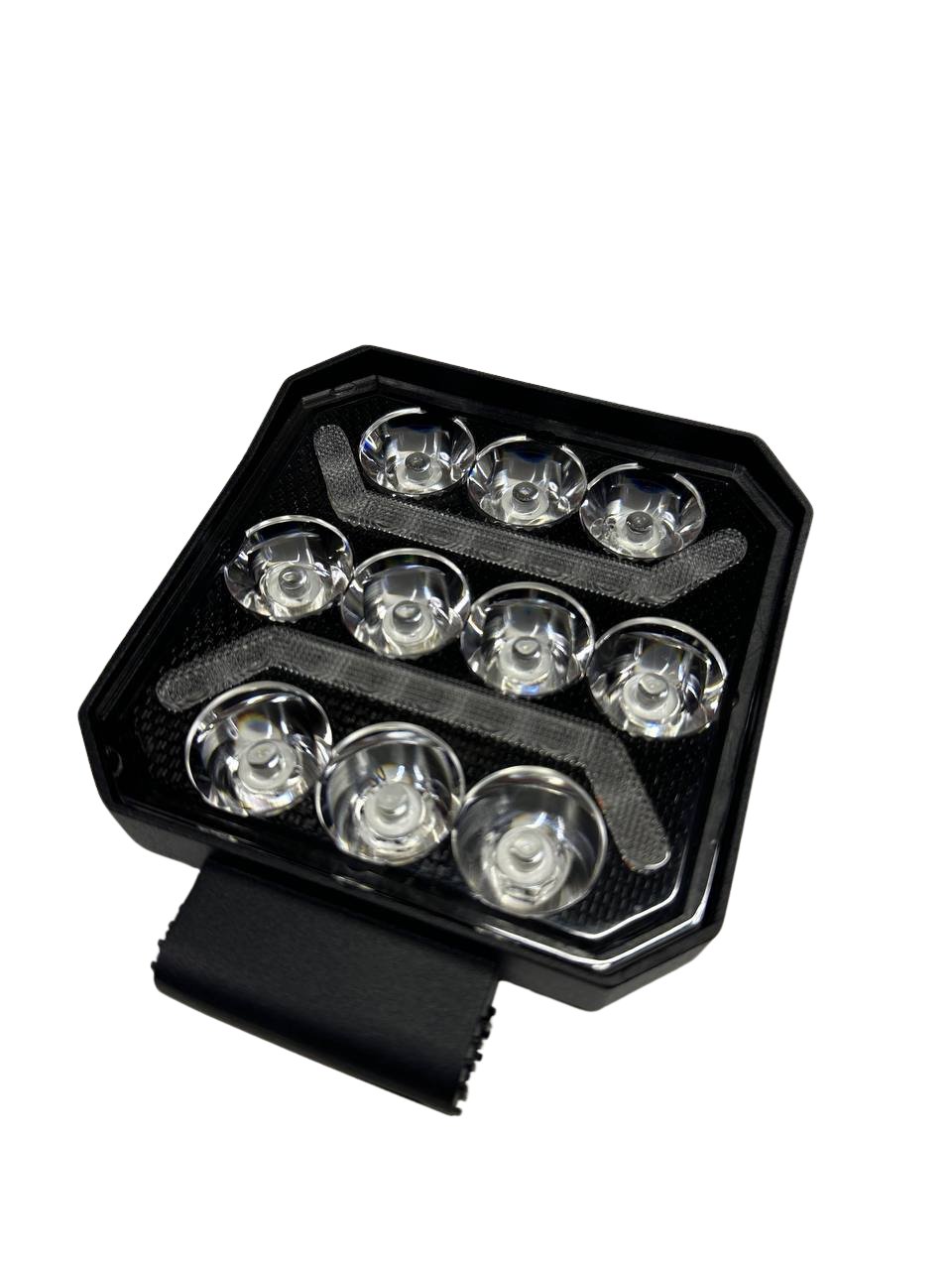 15W Kare 10 Ledli Amber Off-Road Ledi