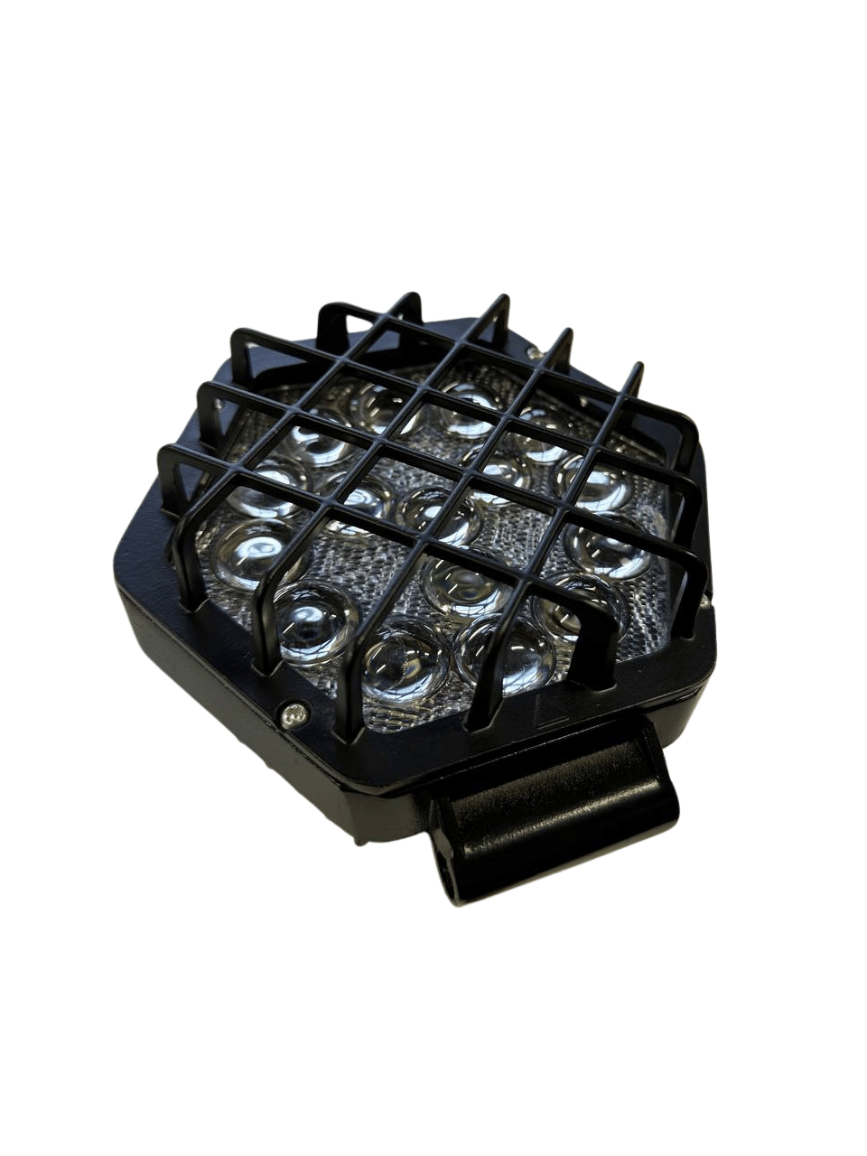 48W 16 Ledli  Altıgen Siyah Kafesli Led