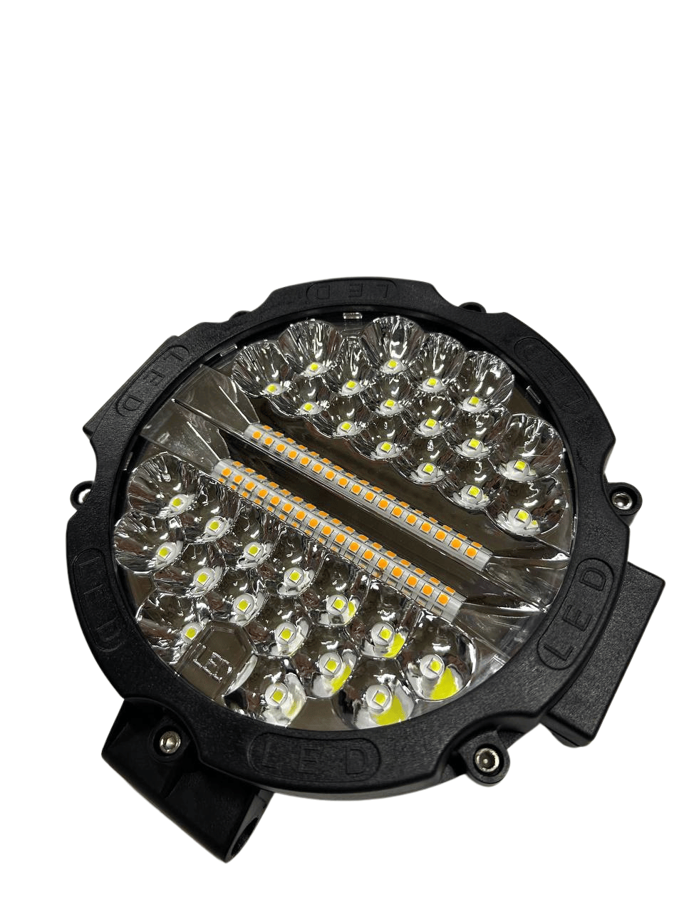 51W Yuvarlak 68 Ledli Beyaz-Turuncu Off-Road Ledi