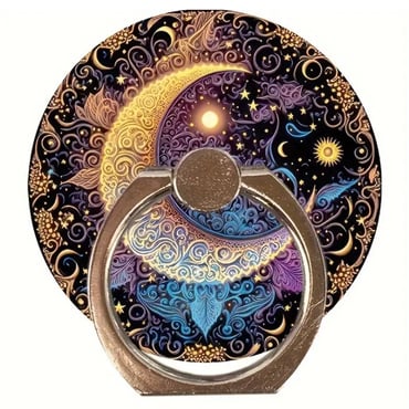 Ay ve Evren Temalı Telefon Yüzüğü