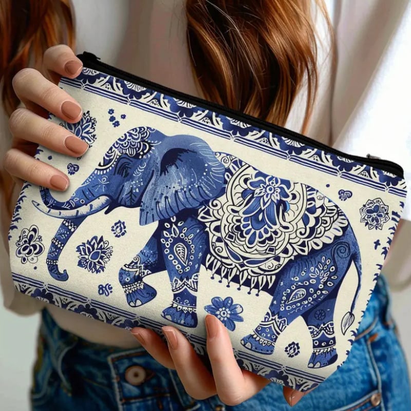 Bohem Yıldız Fil Makyaj Çantası