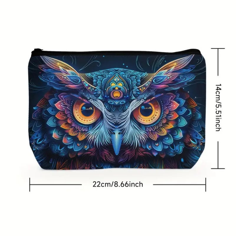 Gece Bilgesi Baykuş Kozmetik Çantası