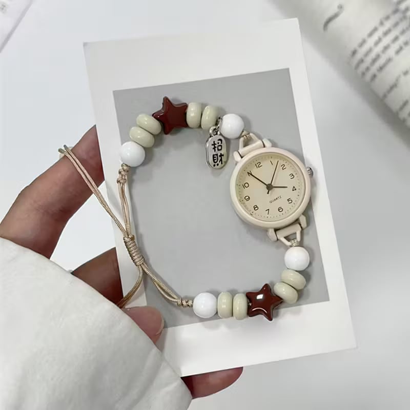 Yıldızlı Boncuk Saat