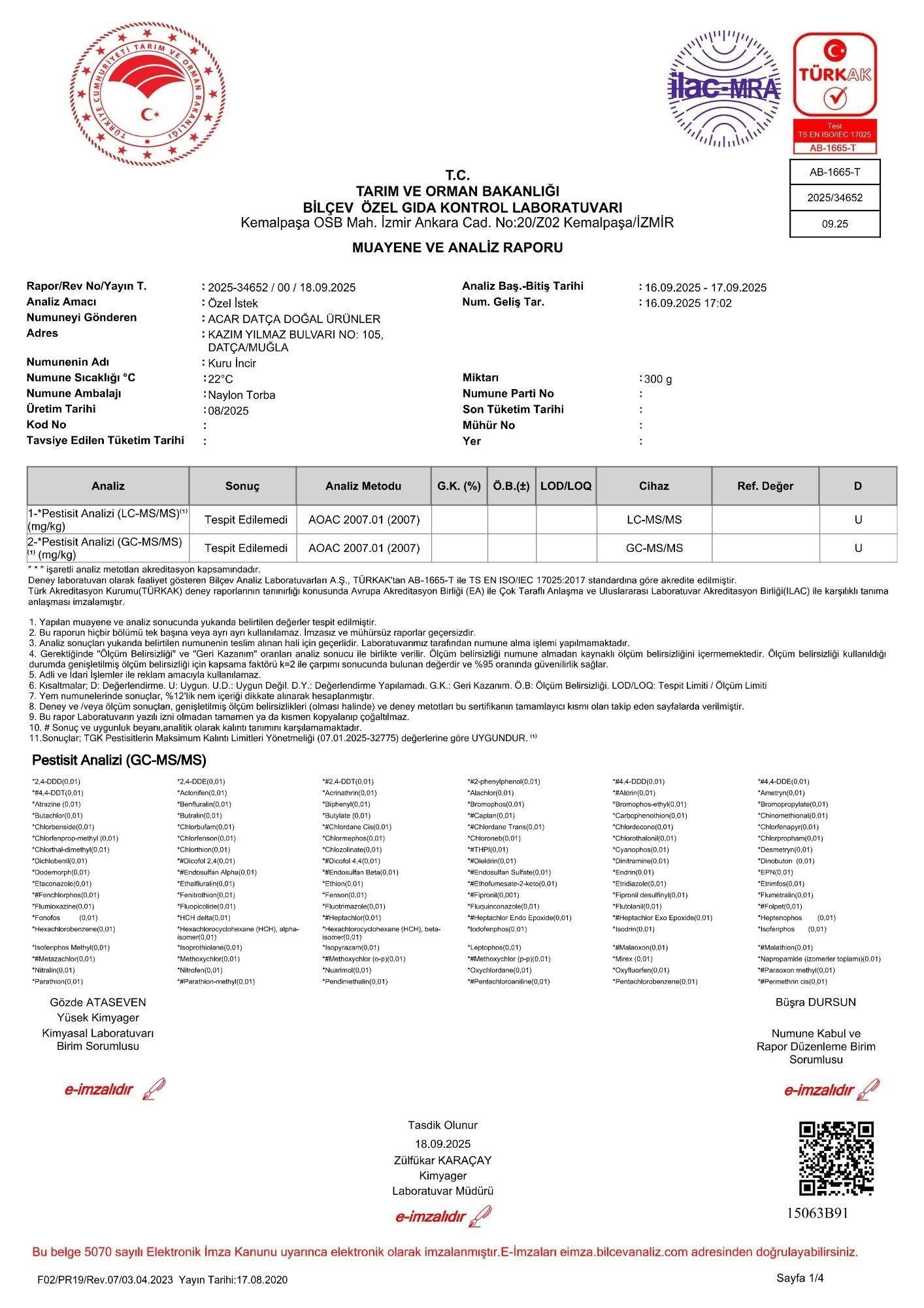 Kuru İncir 500 gr