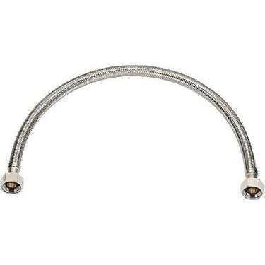 Flex Hortum Çelik Klozet Bağlantı Hortumu 3/8x3/8'' 50 cm