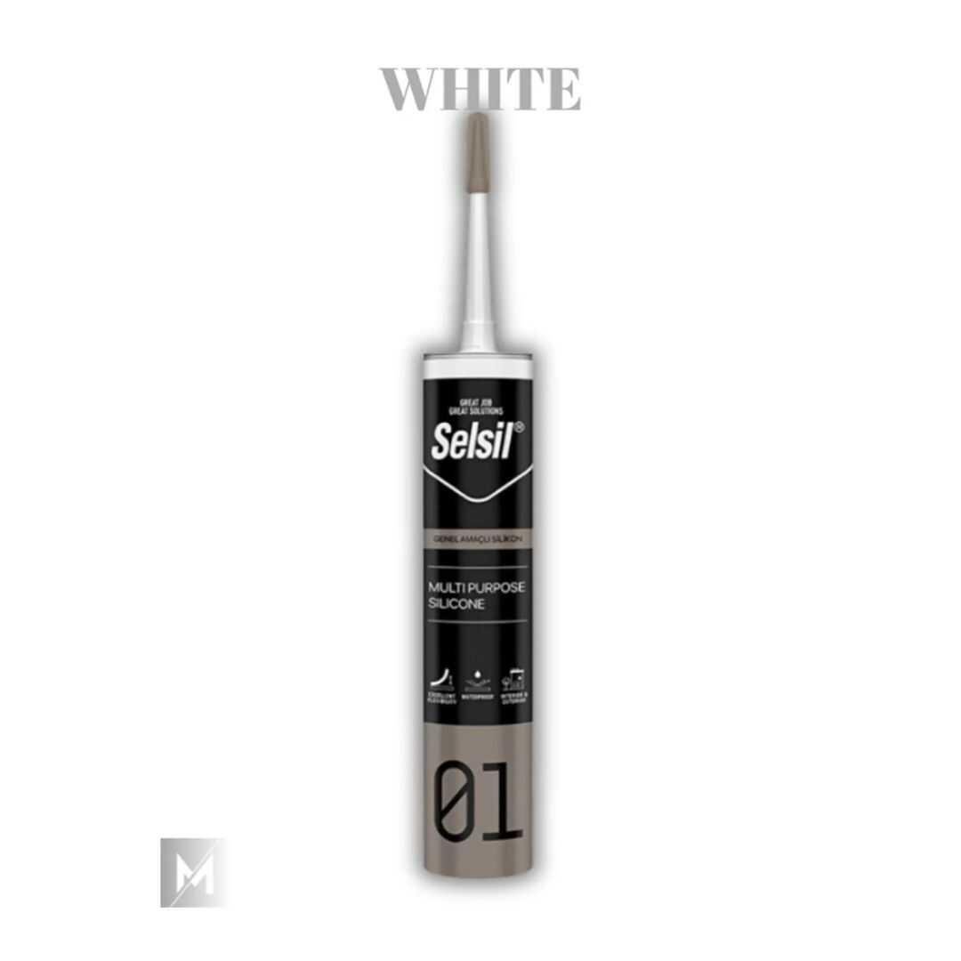 Selsil Beyaz Silikon 280 gr