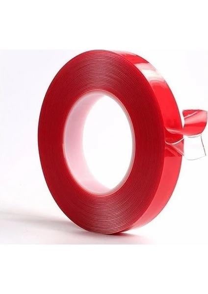Vhb Akrilik Silikon Bant Şeffaf Çift Taraflı 18 mm x 2 m