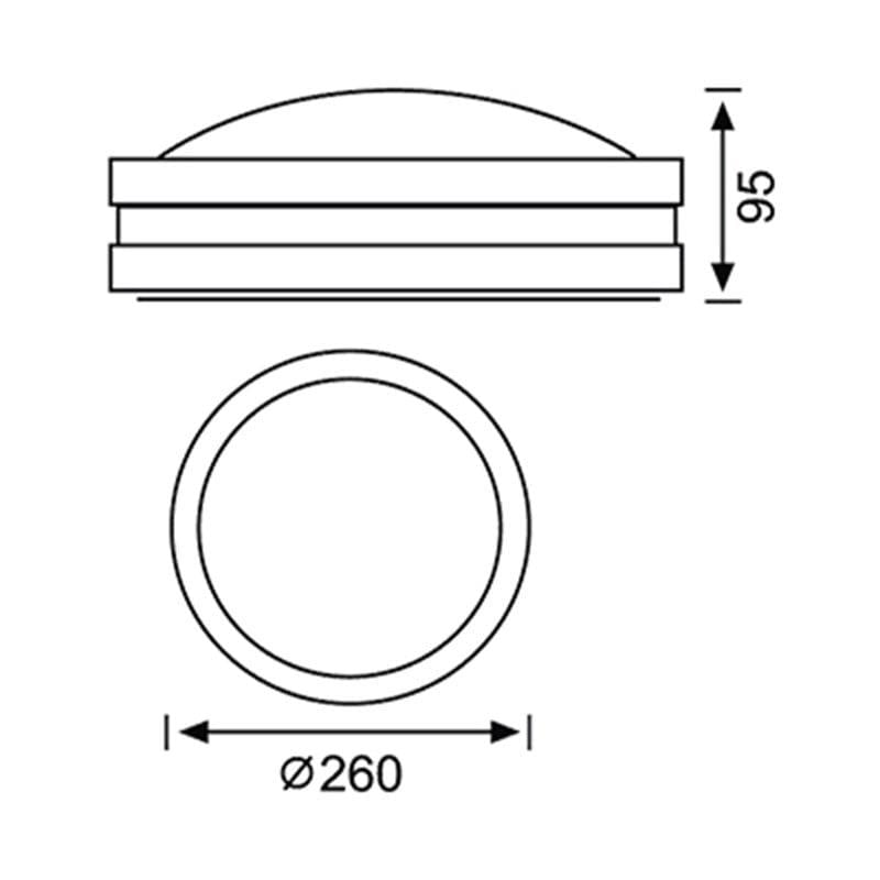Jupiter Bahçe Tavan Armatürü JW700 AN