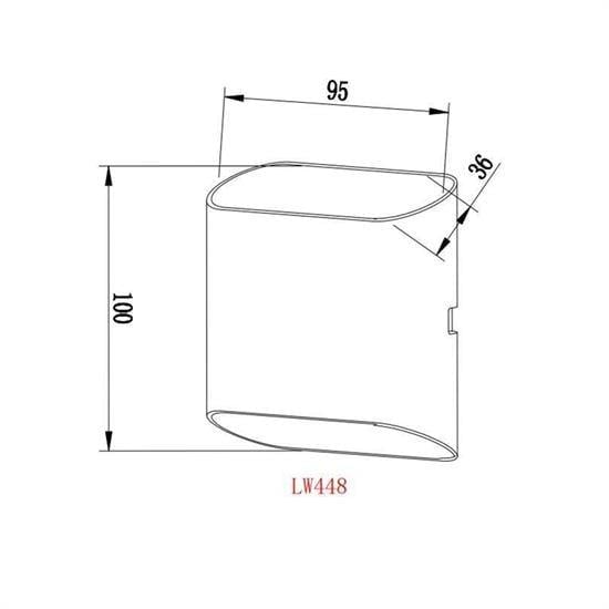 Jupiter Led Aplik LW448 S&A