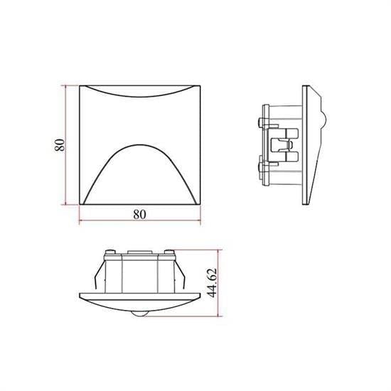 Jupiter LED Duvar Armatürü LW775 B
