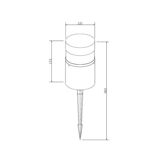 Jupiter Led Kazıklı Bahçe Armatürü LG995