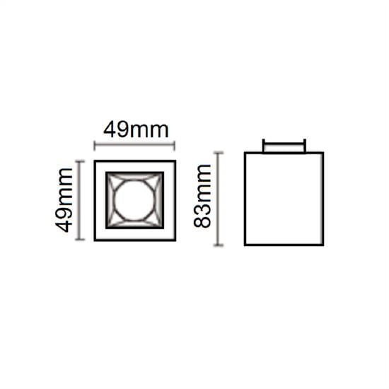 Jupiter Led Tavan Armatürü LC603 B