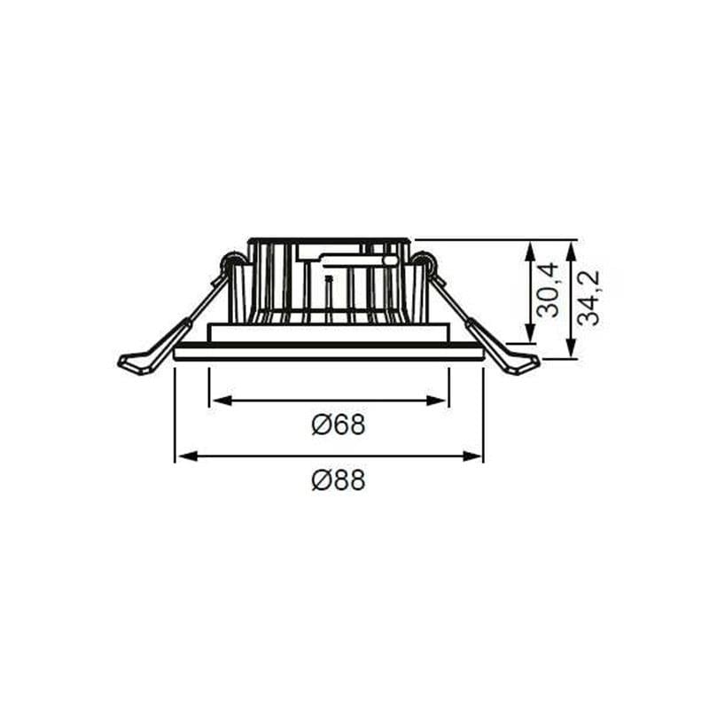 Jupiter Led'li Spot (Banyo) LS455 S