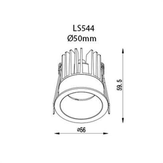 Jupiter Sıva Altı Sabit LED Spot LS544 S
