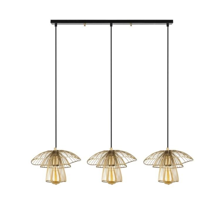 Moda Aydınlatma 3'lü Dekoratif Sarkıt Armatür Gold MD-S 4427-07