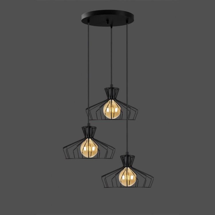 Moda Aydınlatma E-27 Duylu 3'lü Dekoratif Sarkıt Armatür MD-S 4382-02