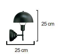 Moda Aydınlatma E-27 Duylu Dekoratif Duvar Aplik MD-A 5033-02-08