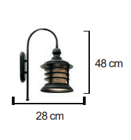 Moda Aydınlatma E-27 Duylu Dekoratif Duvar Aplik MD-A 50123-02