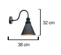 Moda Aydınlatma E-27 Duylu Dekoratif Duvar Aplik MD-A 5009-01-02