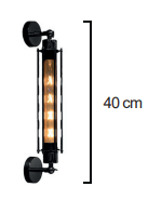 Moda Aydınlatma E-27 Duylu Dekoratif Duvar Aplik MD-A 5051