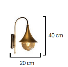Moda Aydınlatma E-27 Duylu Dekoratif Duvar Aplik MD-A 5034-08