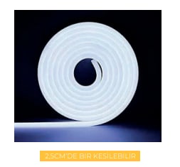 Molled 12 Volt 6500K 6*12mm 10W/Mt Neon Led MOL2514