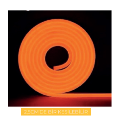 Molled 12 Volt AMBER 6*12mm 10W/Mt Neon Led MOL2517