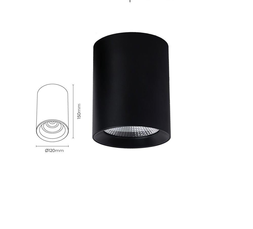 Molled 12W&20W Ledli Sıva Üstü Spot Armatür MOL2061