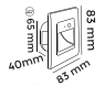 Molled 1W Ledli Sensörlü Merdiven Armatürü MOL9015