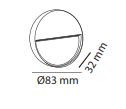 Molled 3W Ledli Merdiven Armatürü MOL9093