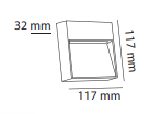 Molled 3W Ledli Merdiven Armatürü MOL9095