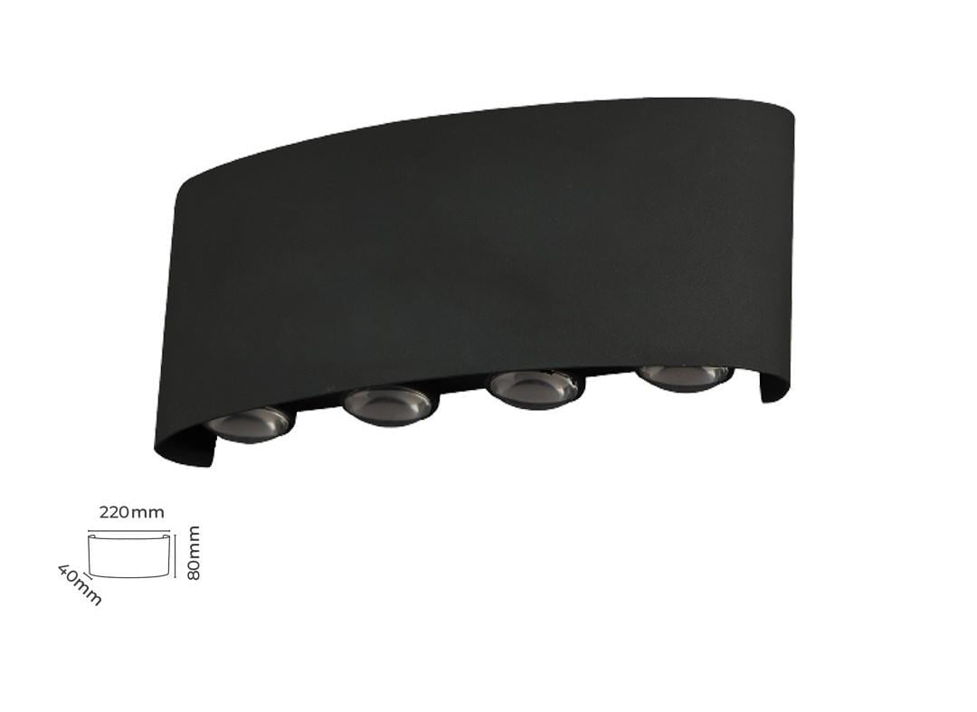 Molled 8W Ledli Dekoratif Duvar Aplik MOL8016-4