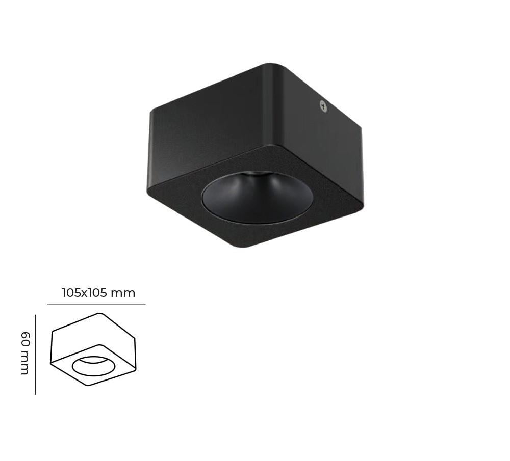 Molled 8W&12W Sıva Üstü Led Spot Armatür MOL2421 S